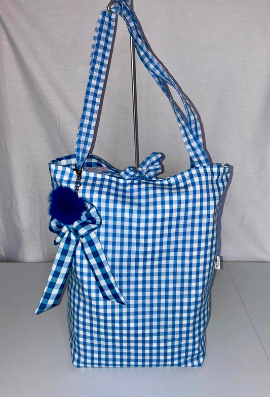 Gingham Blue